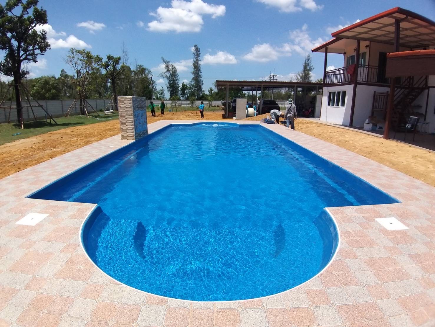 Large premium swimming pool